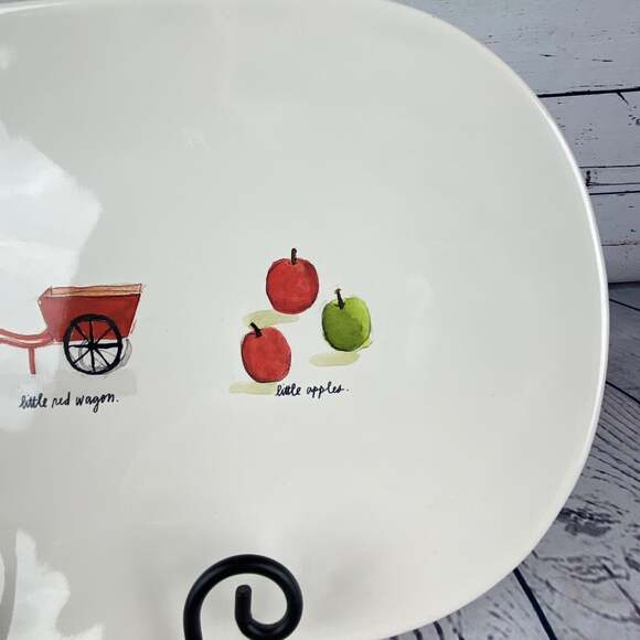 Rae Dunn Fall Autumn Oval Ceramic Platter - Picture 4 of 4